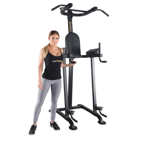 Aparat Power Tower pentru tractiuni, triceps si abdomen, P-BT16, Powertec