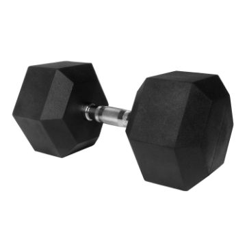 Poza cu Gantera hexagonala cauciucata 2,5 - 60 kg Dayu Fitness