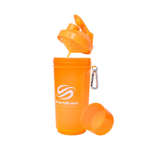 Shaker suplimente SmartShake, portocaliu, 500 ml