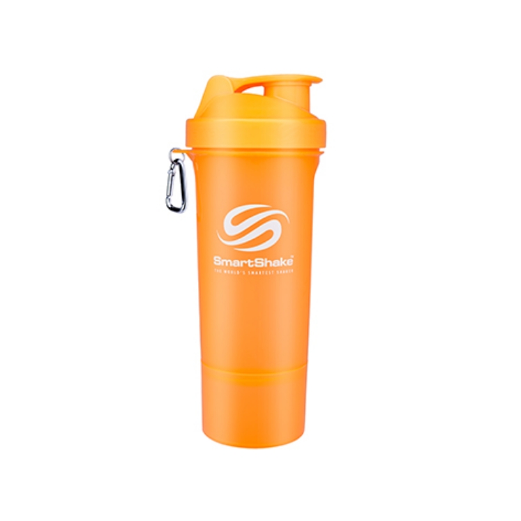 Poza cu Shaker suplimente SmartShake, portocaliu, 500 ml
