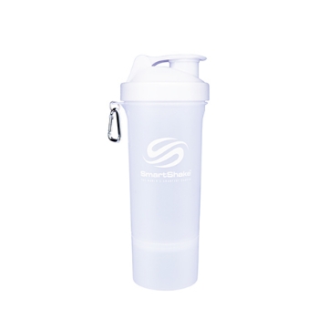 Poza cu Shaker suplimente SmartShake, alb, 500 ml