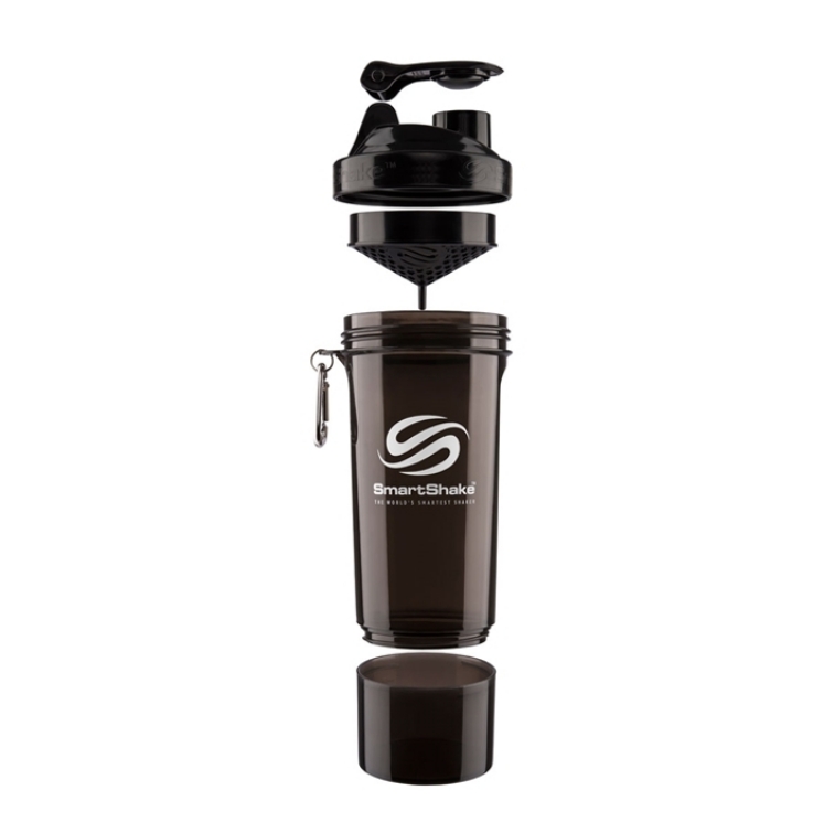 Poza cu Shaker suplimente SmartShake, negru, 500ml