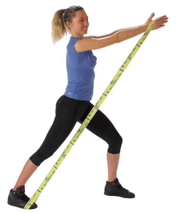 Poza cu Banda elastica Elastiband 10kg, galben, 111, Sveltus