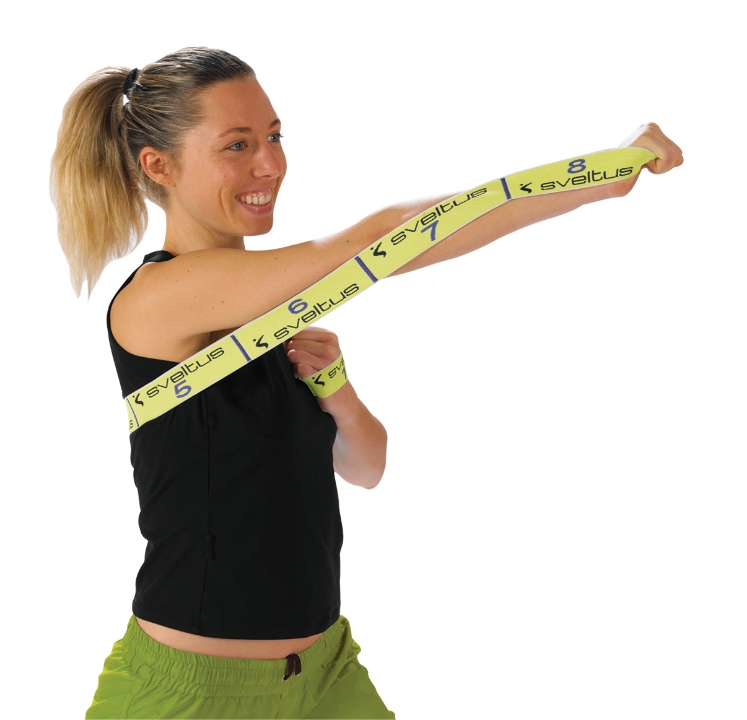 Poza cu Banda elastica Elastiband 10kg, galben, 111, Sveltus