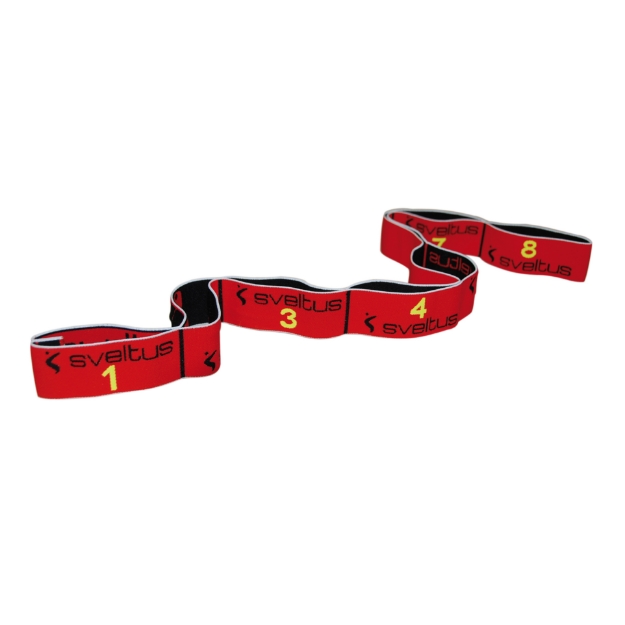 Poza cu Banda elastica 10 kg, Elastiband, rosu, Sveltus