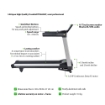Poza cu Banda de alergare semiprofesionala, TR6000IT, LifeSpan Fitness