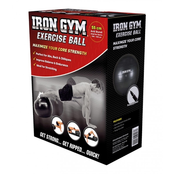 Minge de aerobic pentru sala 55 cm Iron Gym - 2 | YEO