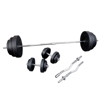 Poza cu Set greutati fitness, haltera 91kg, OW1306, TheWay Fitness