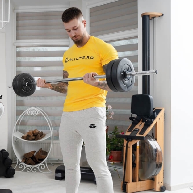 Poza cu Set greutati fitness, haltera 91kg, OW1306, TheWay Fitness