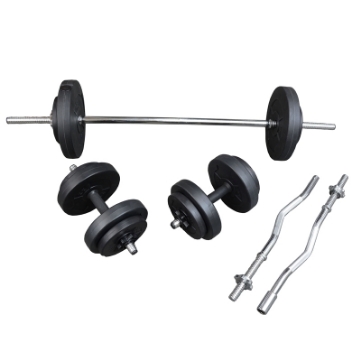 Poza cu Set greutati gantere si haltera 36 kg, TheWay Fitness