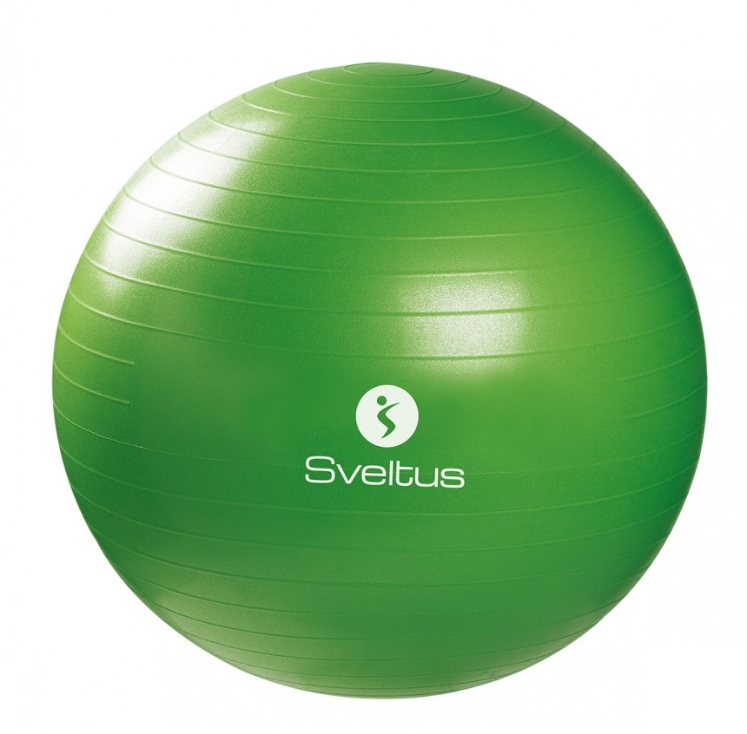 Poza cu Minge fitness 65cm, rosu, verde, gri, Sveltus, 1 kg