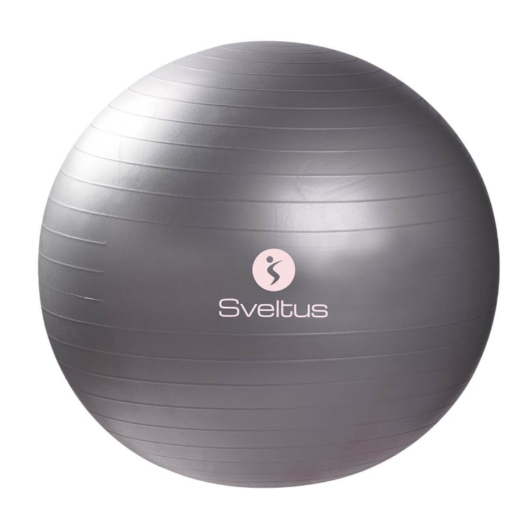Poza cu Minge fitness 65cm, rosu, verde, gri, Sveltus, 1 kg