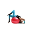 Poza cu Minge fitness 65cm, rosu, verde, gri, Sveltus, 1 kg