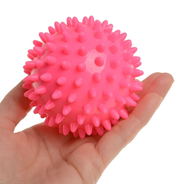 Poza cu Minge masaj mana, 7 cm, roz, Dayu Fitness