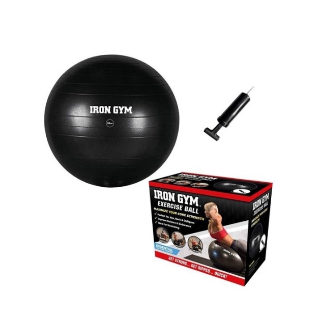 Poza cu Minge aerobic 55 cm + pompa Iron Gym Essential