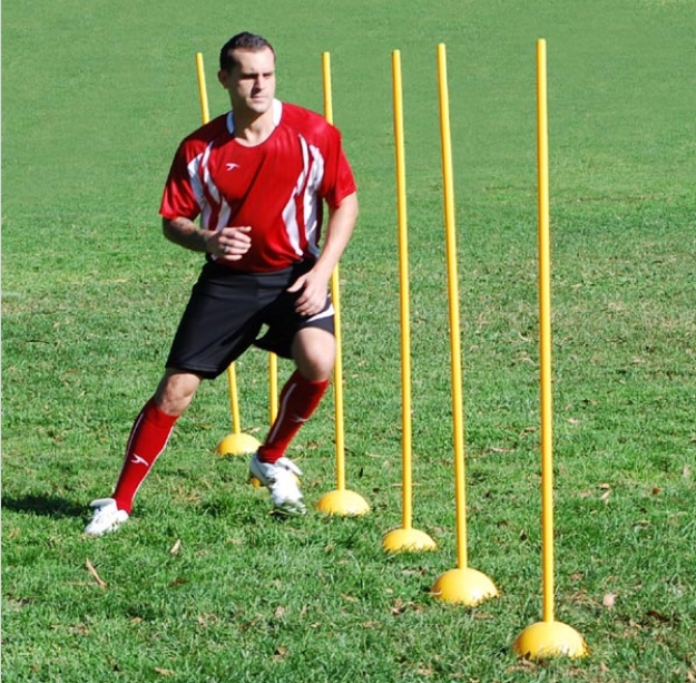 Poza cu Stalp slalom pentru agilitate, 150 x 2,5 cm, Dayu Fitness