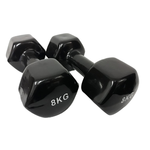Poza cu Set gantere epoxy 2 x 8 kg Dayu Fitness