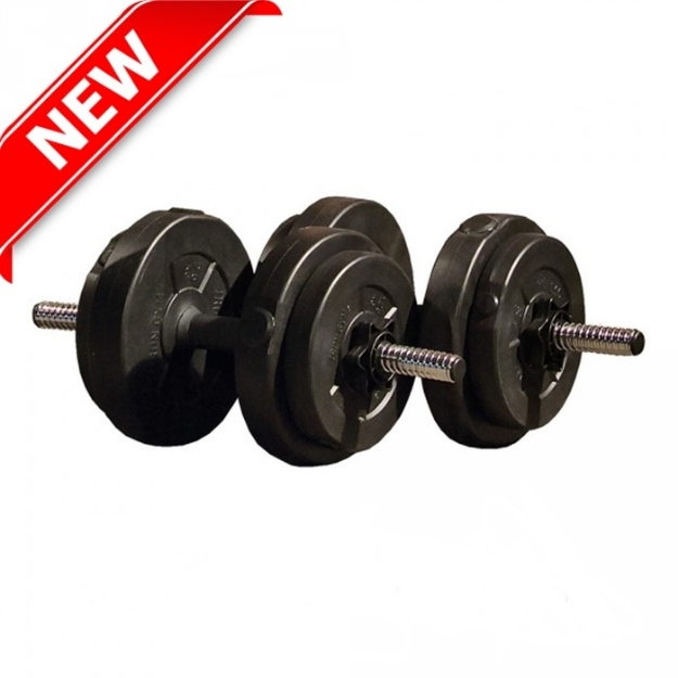 Poza cu SET GANTERE REGLABILE 15 KG Iron Gym