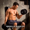 Poza cu SET GANTERE REGLABILE 15 KG Iron Gym