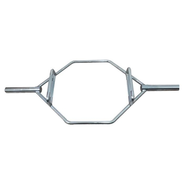 Poza cu Hex Bar - bara hexagonala din otel cromat Dayu Fitness