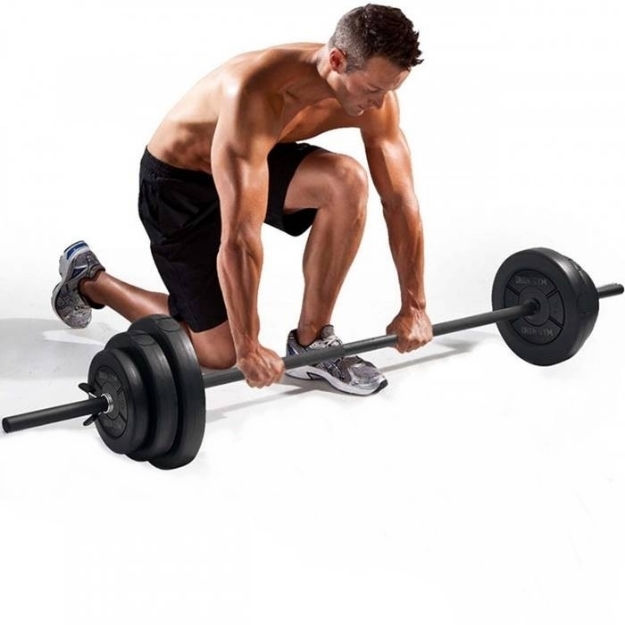 Poza cu Haltera bara +discuri 19,5 kg Dayu Fitness