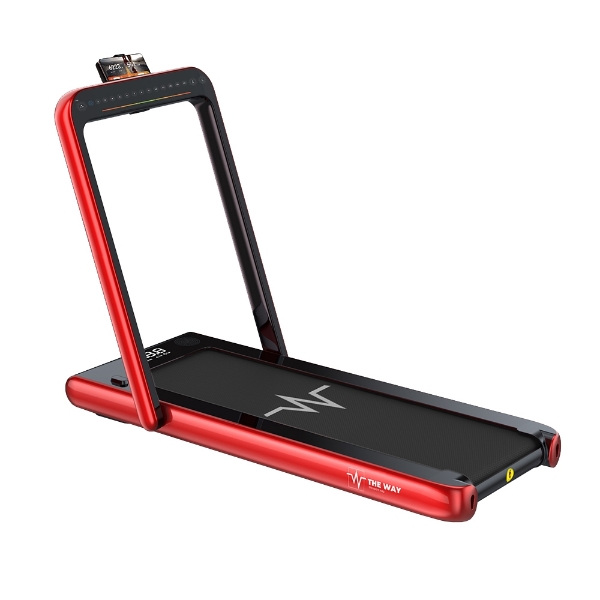 Banda de alergat pliabila, T4000 plus, rosu, 12km/h, 1.75 HP, 90 kg, TheWay - 3 | YEO