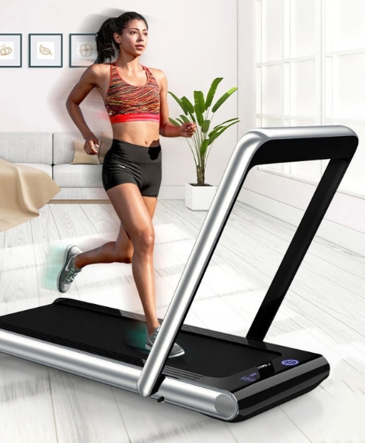 Poza cu Banda de alergat T4000 plus argintiu, 12km/h, 1.75 CP, 90 kg, TheWay
