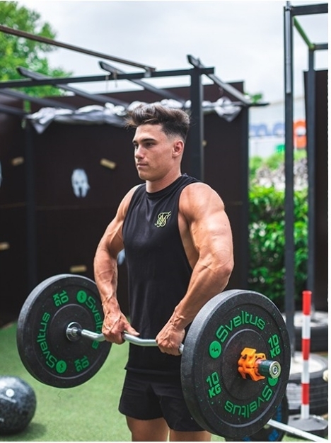 Poza cu Bara EZ curl bar 120 cm + 2 coliere, 1672, Sveltus