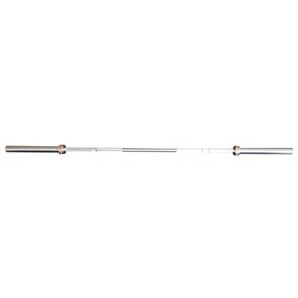 Bara olimpica 220 cm, otel cromat, incarcare 680 kg, Sveltus - 2 | YEO