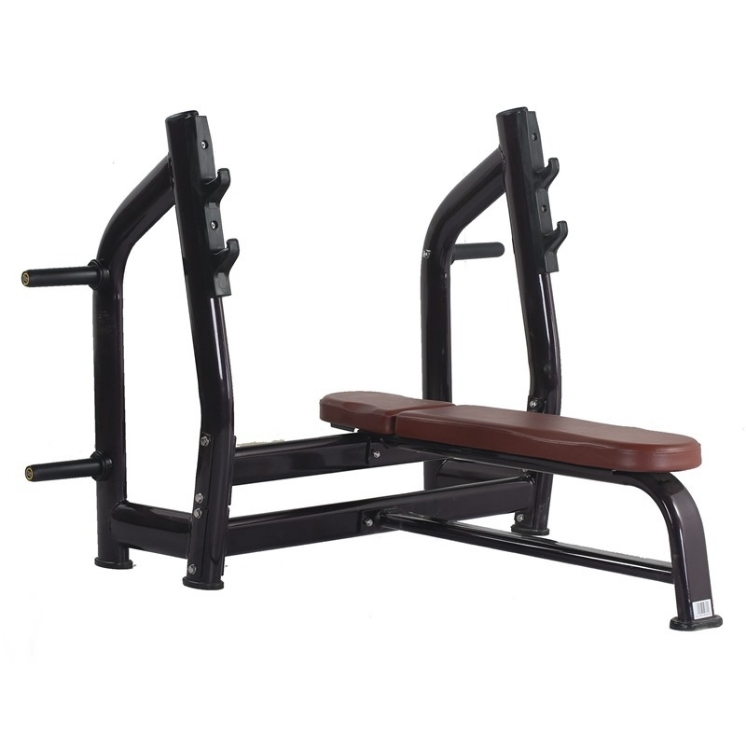 Poza cu Banca piept luxury dreapta cu suport bara, H-023, MS Fitness