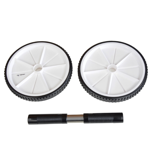 Poza cu Roata de abdomene AB wheel, 19 cm, TheWay Fitness
