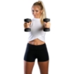 Poza cu Set gantere 2x3 kg, negru, TheWay Fitness