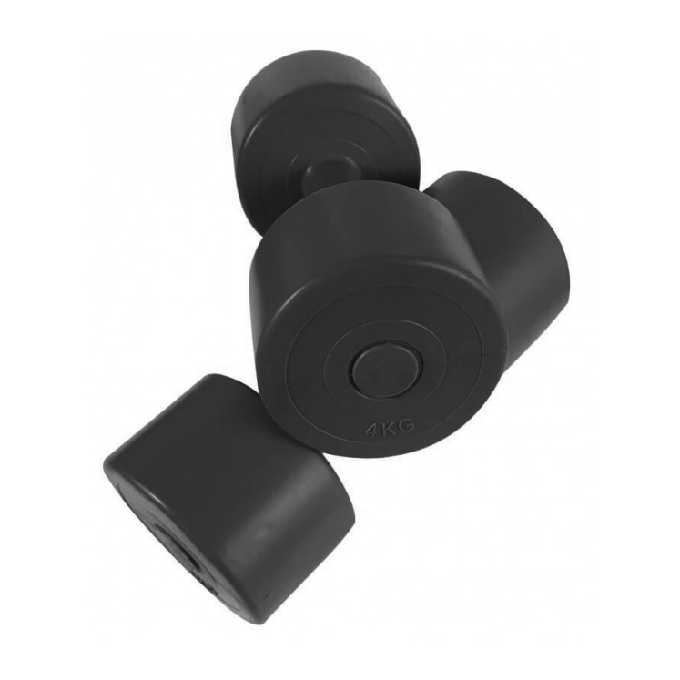 Poza cu Set gantere 2x4 kg, negru, TheWay Fitness