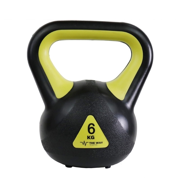 Poza cu Gantere Kettlebell, 2 kg, 4 kg, 6 kg, 8 kg, Vinil, TheWay Fitness