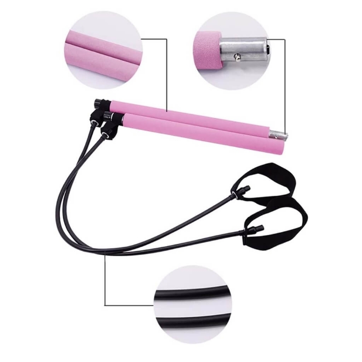 Poza cu Bara fitness cu corzi elastice, YJB001-1, Hiperlion