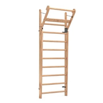 Poza cu NOHRD WallBars – Spalier fitness din lemn cu 10 bare 