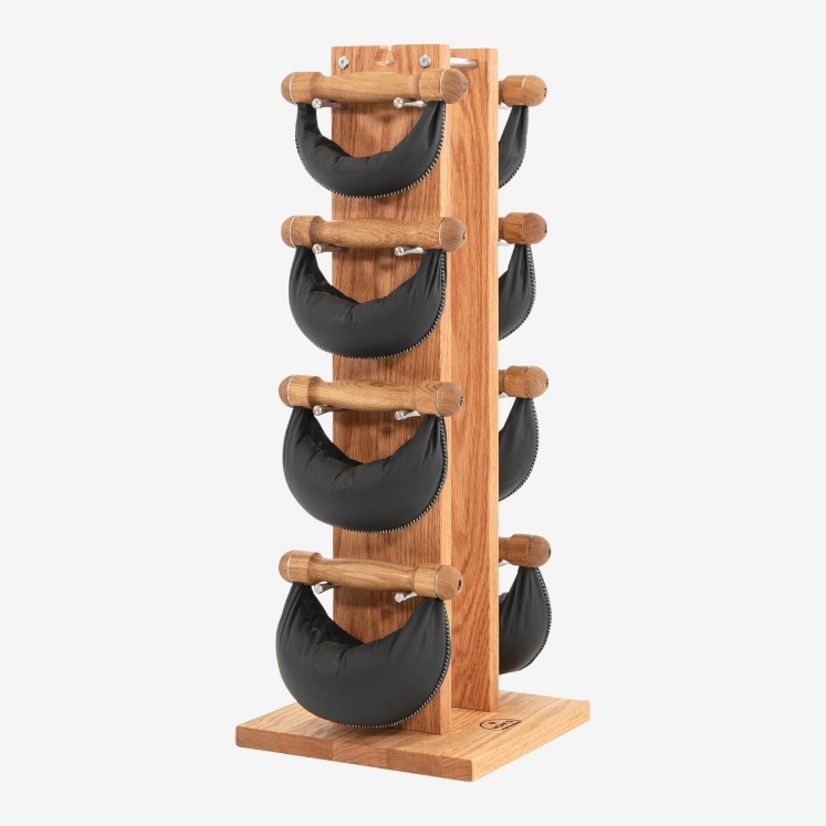 Poza cu Set greutati libere cu suport NOHrD Swing tower Oak