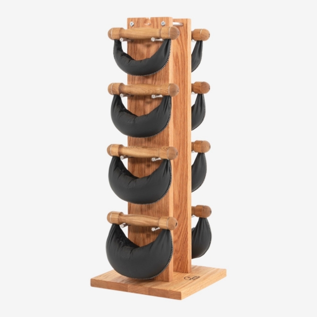 Poza cu Set greutati libere cu suport NOHrD Swing tower Oak