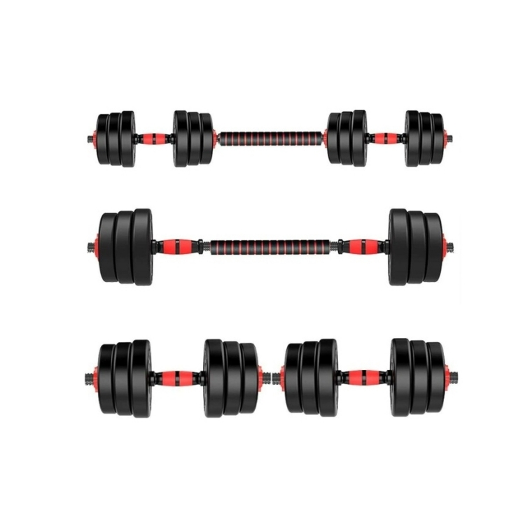 Poza cu Set gantere si bara Eco YLK002, 20, 30, 40 kg, Hiperlion