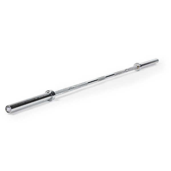 Bara olimpica din otel cromat 180cm, AG002, 15kg, Hiperlion - 1 | YEO
