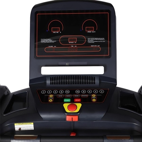 Banda de alergat PN7000-LED alb-negru, Profesionala, MBH Fitness - 2 | YEO