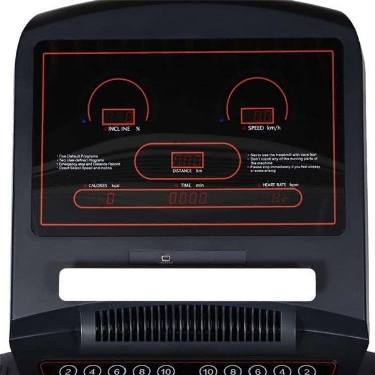 Poza cu Banda de alergat PN7000-LED alb-negru, Profesionala, MBH Fitness