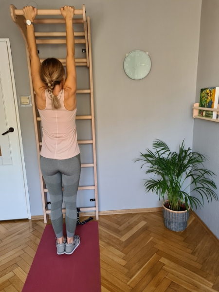 Spalier BenchK 111, din lemn masiv de fag cu bara de tractiuni - 2 | YEO