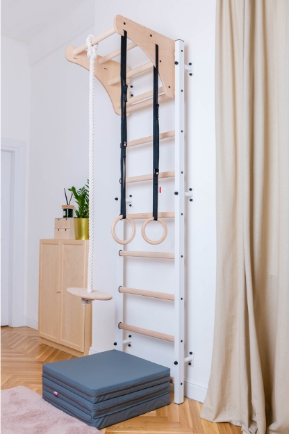 Poza cu Saltea fitness pliabila gri, 180x60 cm, BenchK
