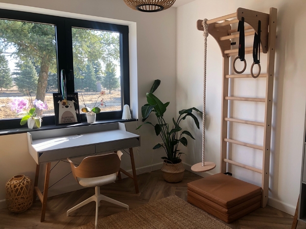 Poza cu Spalier BenchK 111+ A204, cu bara de tractiuni si accesorii