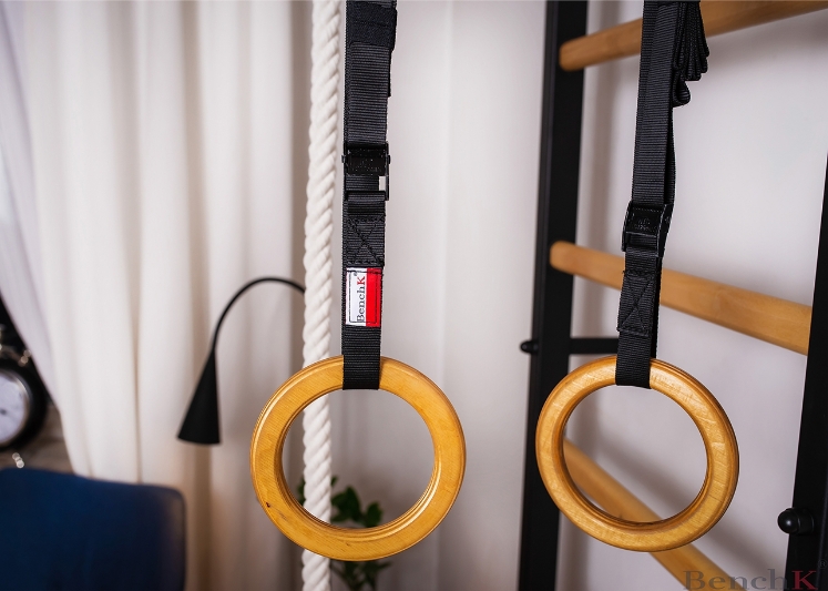 Poza cu Spalier BenchK 211B+A076, cu bara de tractiuni si accesorii gimnastica
