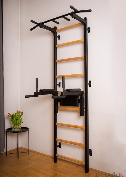 Spalier BenchK 722B, cu bara de tractiune fixa din otel si suport spate - 2 | YEO