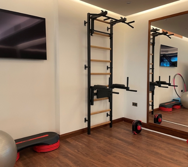 Spalier BenchK 723B, cu bara de tractiune, suport spate si banca antrenament - 2 | YEO