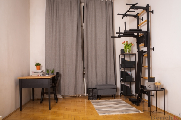 Spalier BenchK 731B,  cu bara de tractiune convertibila din otel cu 6 manere - 1 | YEO
