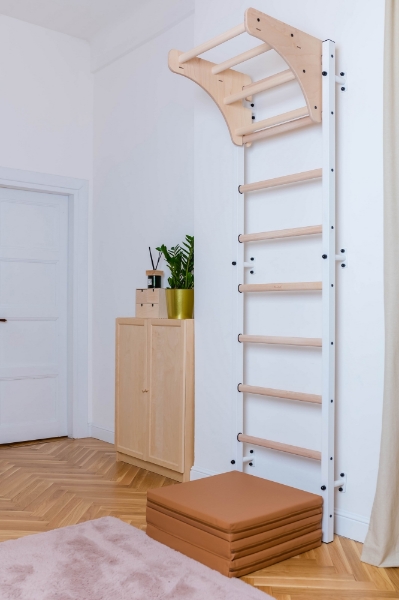 Spalier BenchK 711W, din lemn fag cu bara de tractiune reglabila - 3 | YEO